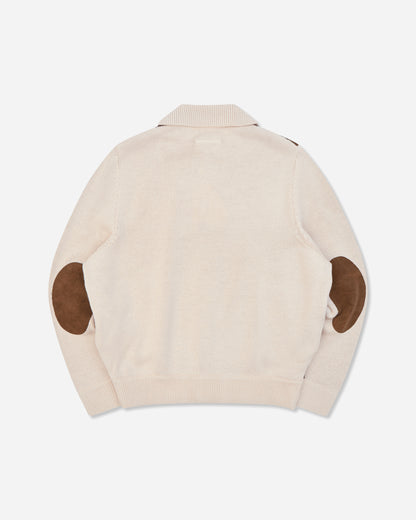 MM6 Maison Margiela Sportsjacket Light Beige Melange Knitwears Cardigans SH2AM0088 116M