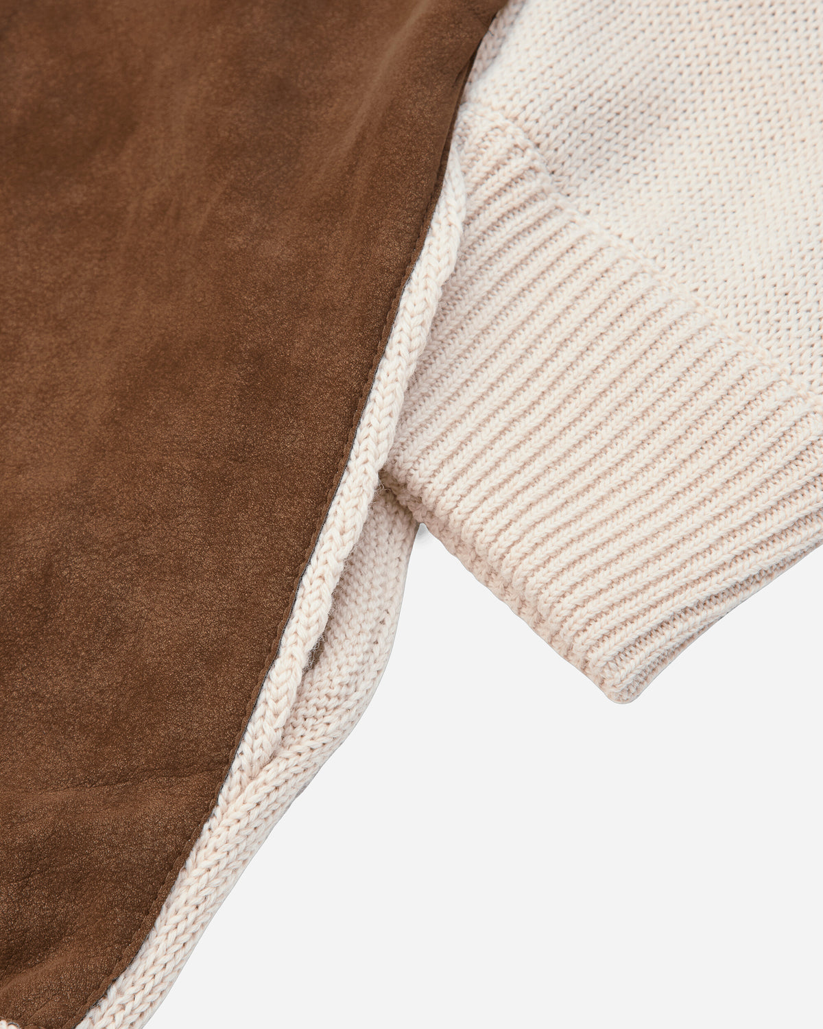 MM6 Maison Margiela Sportsjacket Light Beige Melange Knitwears Cardigans SH2AM0088 116M