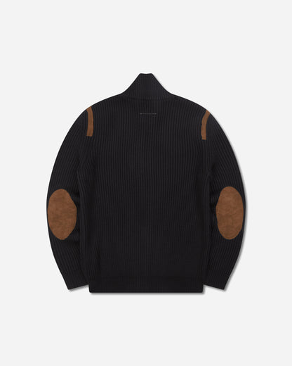 MM6 Maison Margiela Sportsjacket Black Knitwears Cardigans SH2AM0081 900