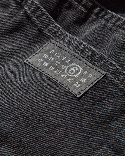 MM6 Maison Margiela Mm6 Pants 5 Pockets Black Pants Casual SH0LA0027 966