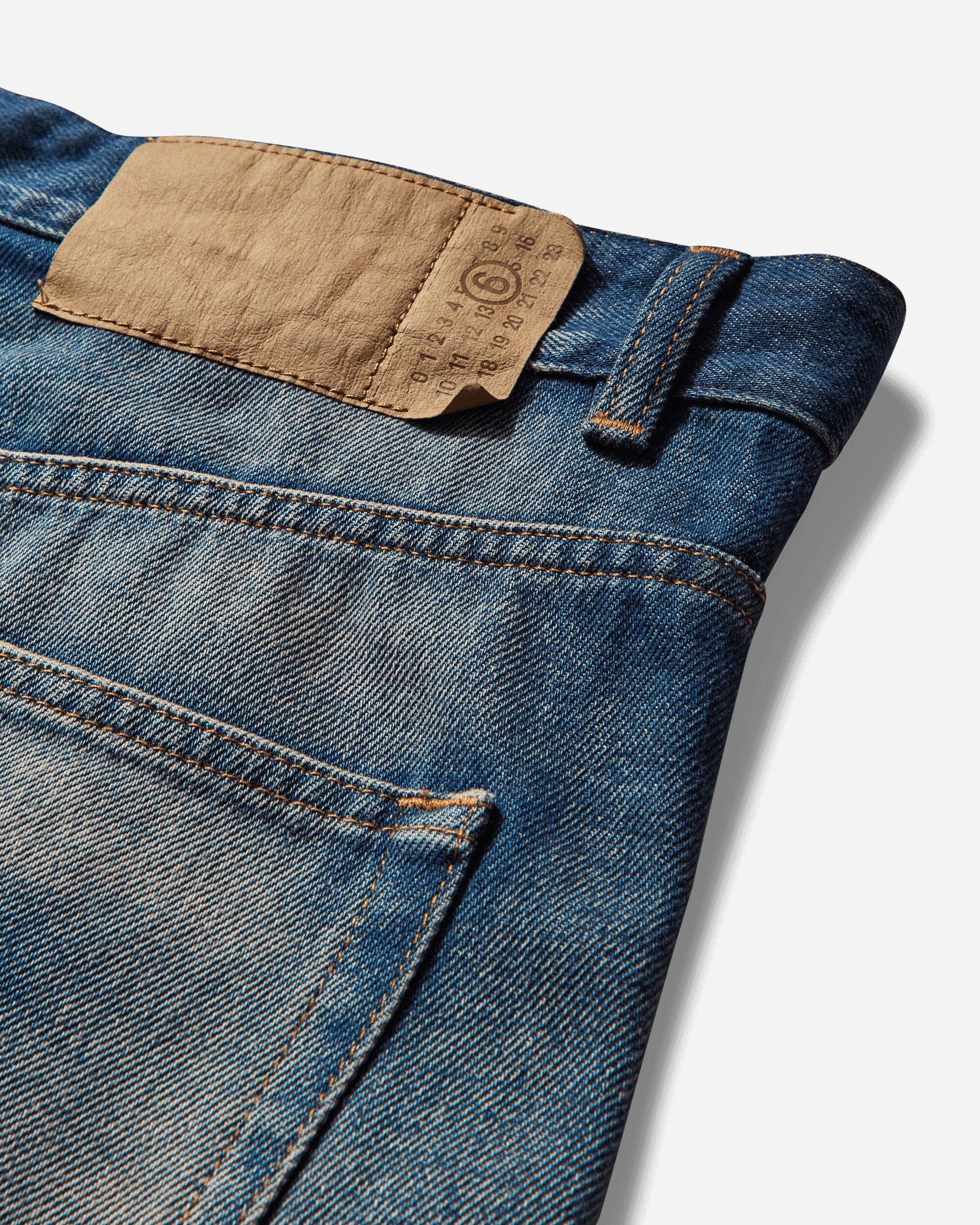 MM6 Maison Margiela Mm6 Pants 5 Pockets Medium Blue Pants Casual SH0LA0024 962