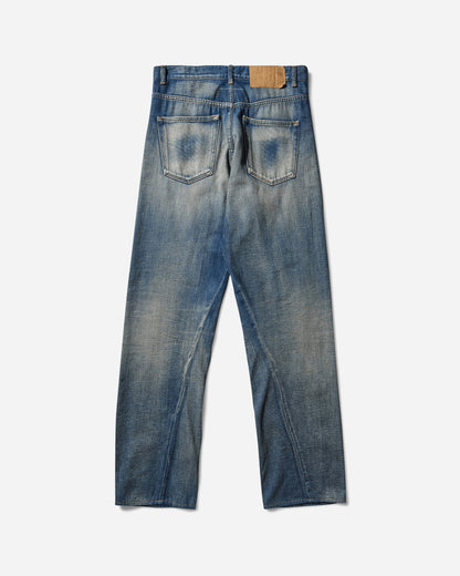 MM6 Maison Margiela Mm6 Pants 5 Pockets Medium Blue Pants Casual SH0LA0024 962