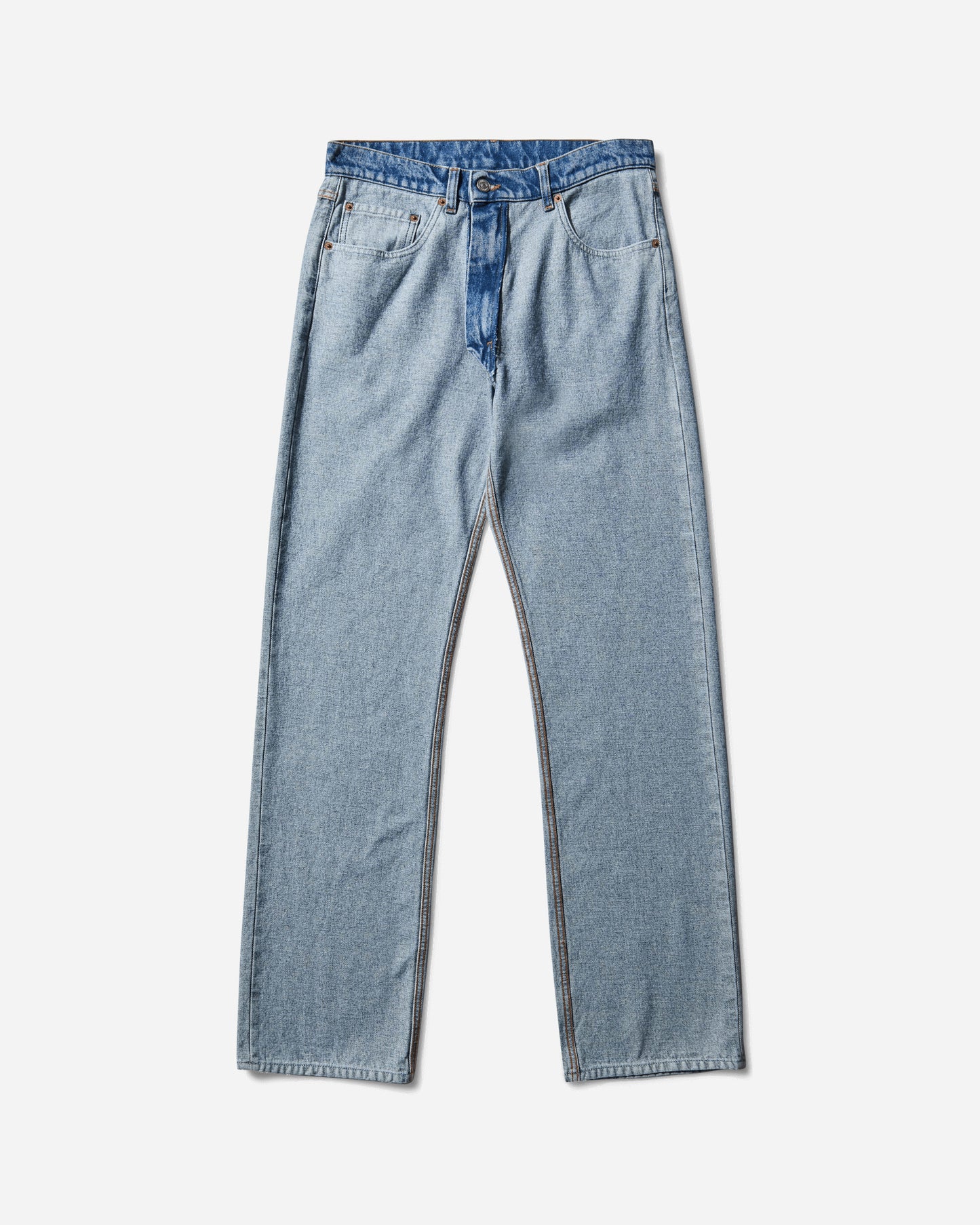 MM6 Maison Margiela Mm6 Pants 5 Pockets Medium Blue Pants Casual SH0LA0026 967