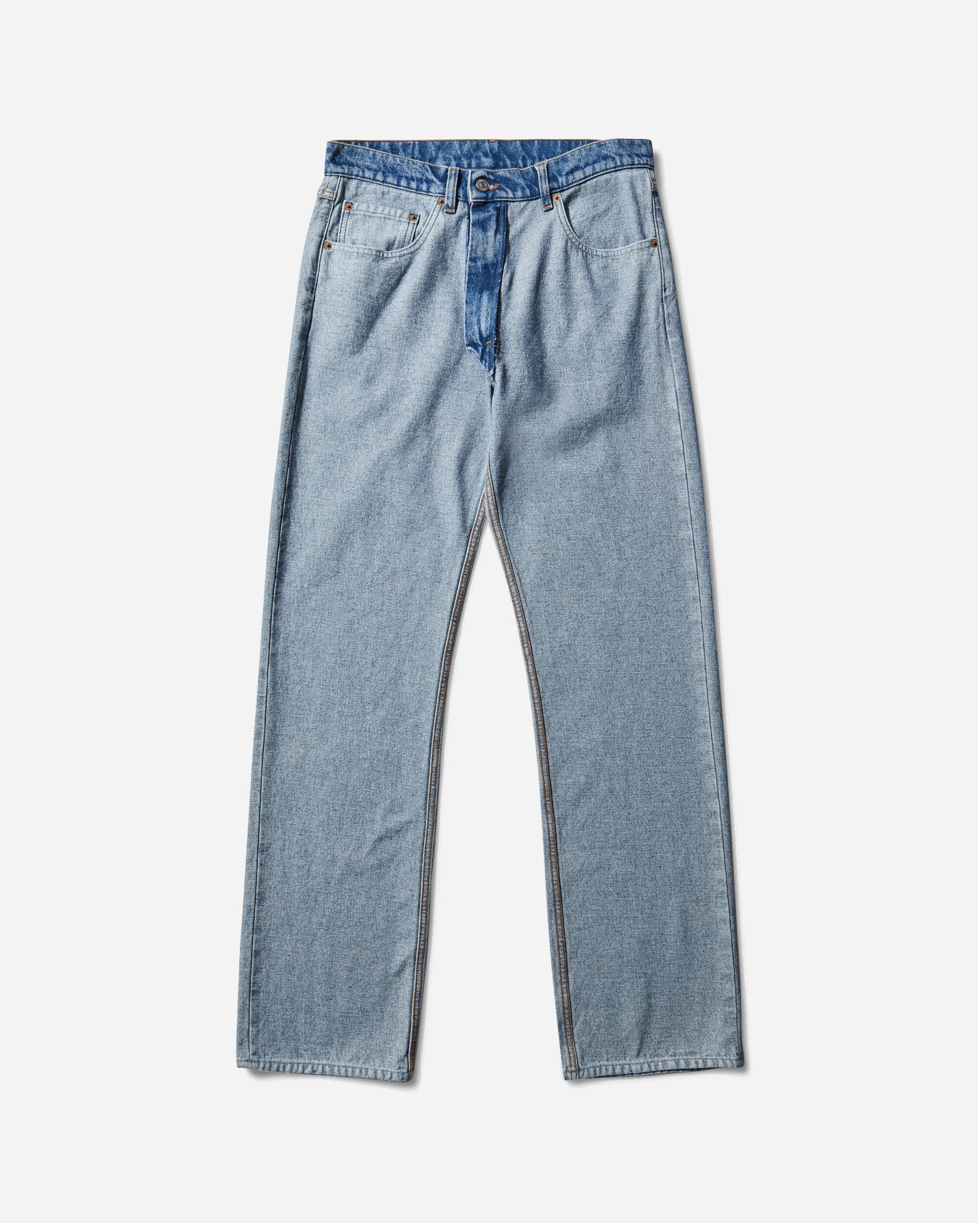 MM6 Maison Margiela Mm6 Pants 5 Pockets Medium Blue Pants Casual SH0LA0026 967