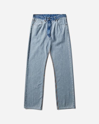 MM6 Maison Margiela Mm6 Pants 5 Pockets Medium Blue Pants Casual SH0LA0026 967