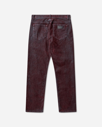 MM6 Maison Margiela Mm6 Pants 5 Pockets Burgundy Pants Casual SH2LA0037 227