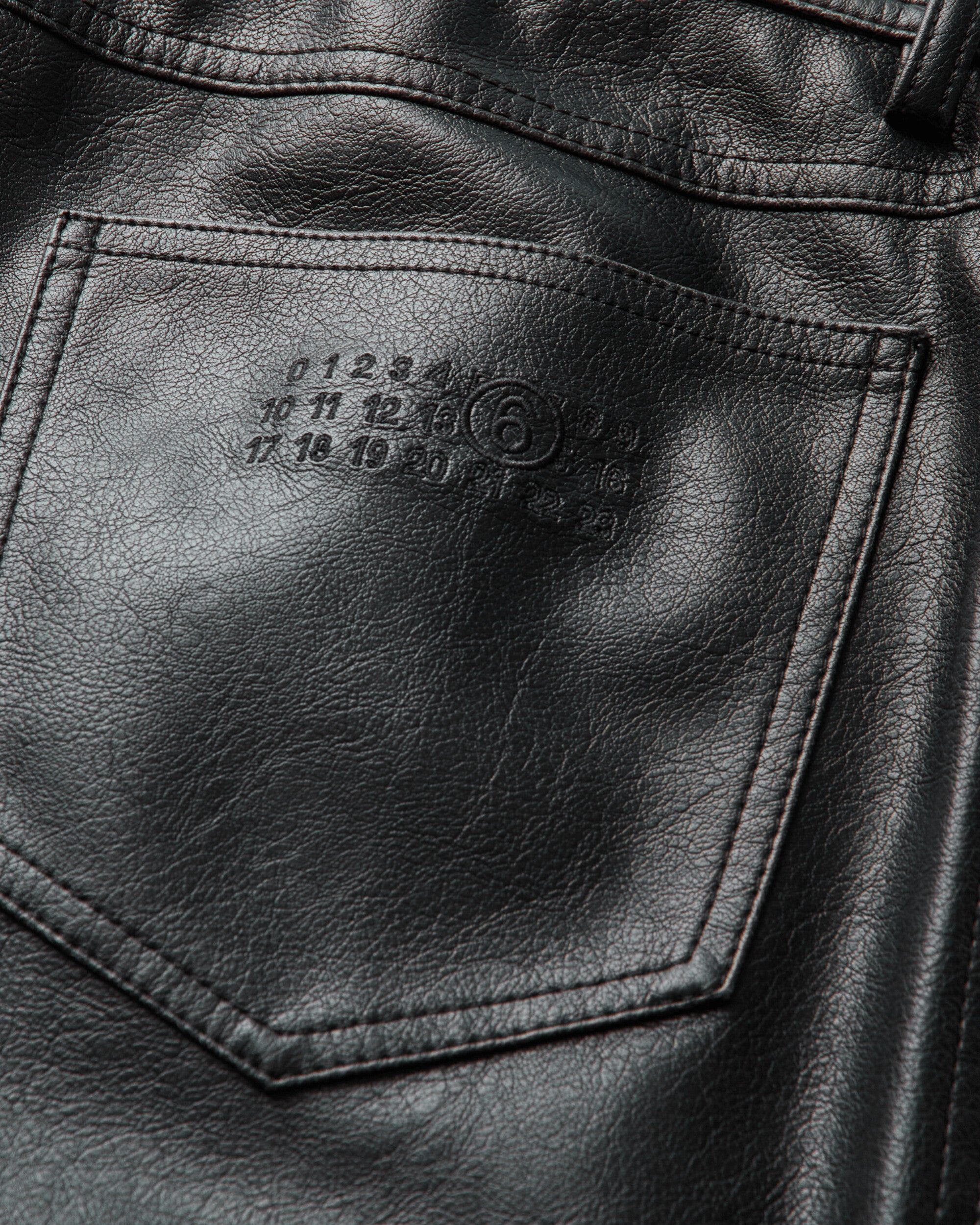 MM6 Maison Margiela Pants 5 Pockets Black Pants Casual SH0LA0046 900