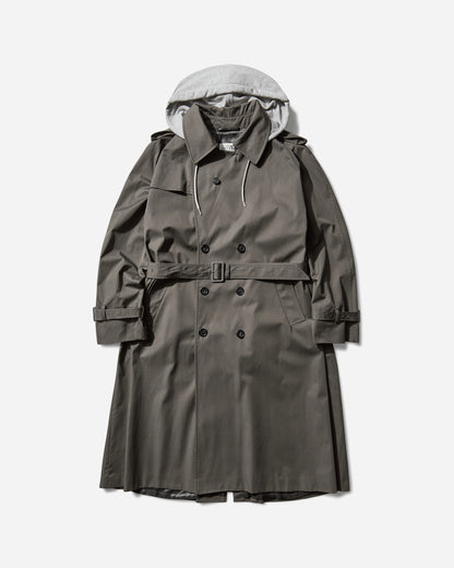 MM6 Maison Margiela Mm6 Trench Coat Grey Coats and Jackets Coats SH0AH0005 860