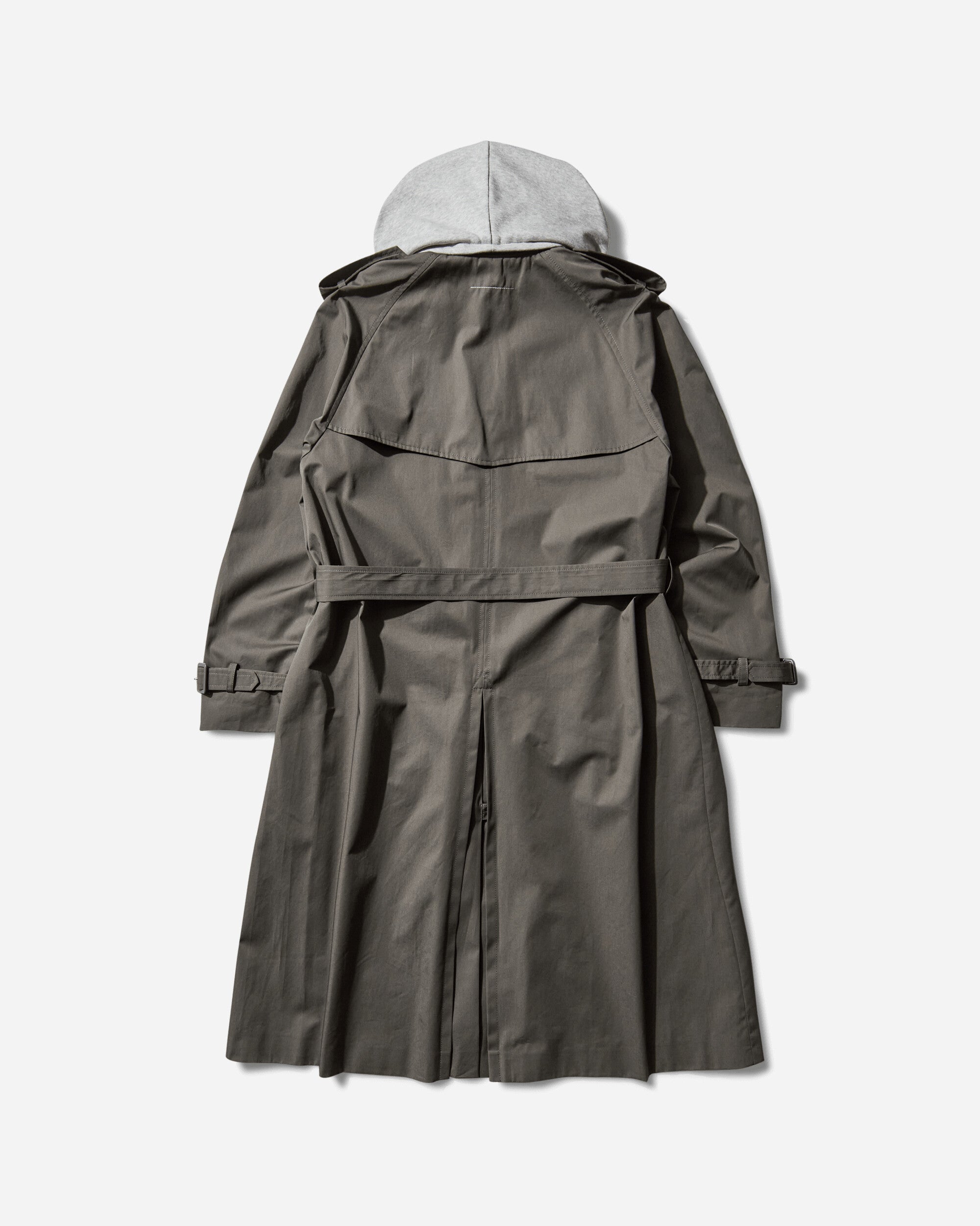 MM6 Maison Margiela Mm6 Trench Coat Grey Coats and Jackets Coats SH0AH0005 860