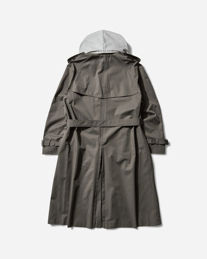MM6 Maison Margiela Mm6 Trench Coat Grey Coats and Jackets Coats SH0AH0005 860