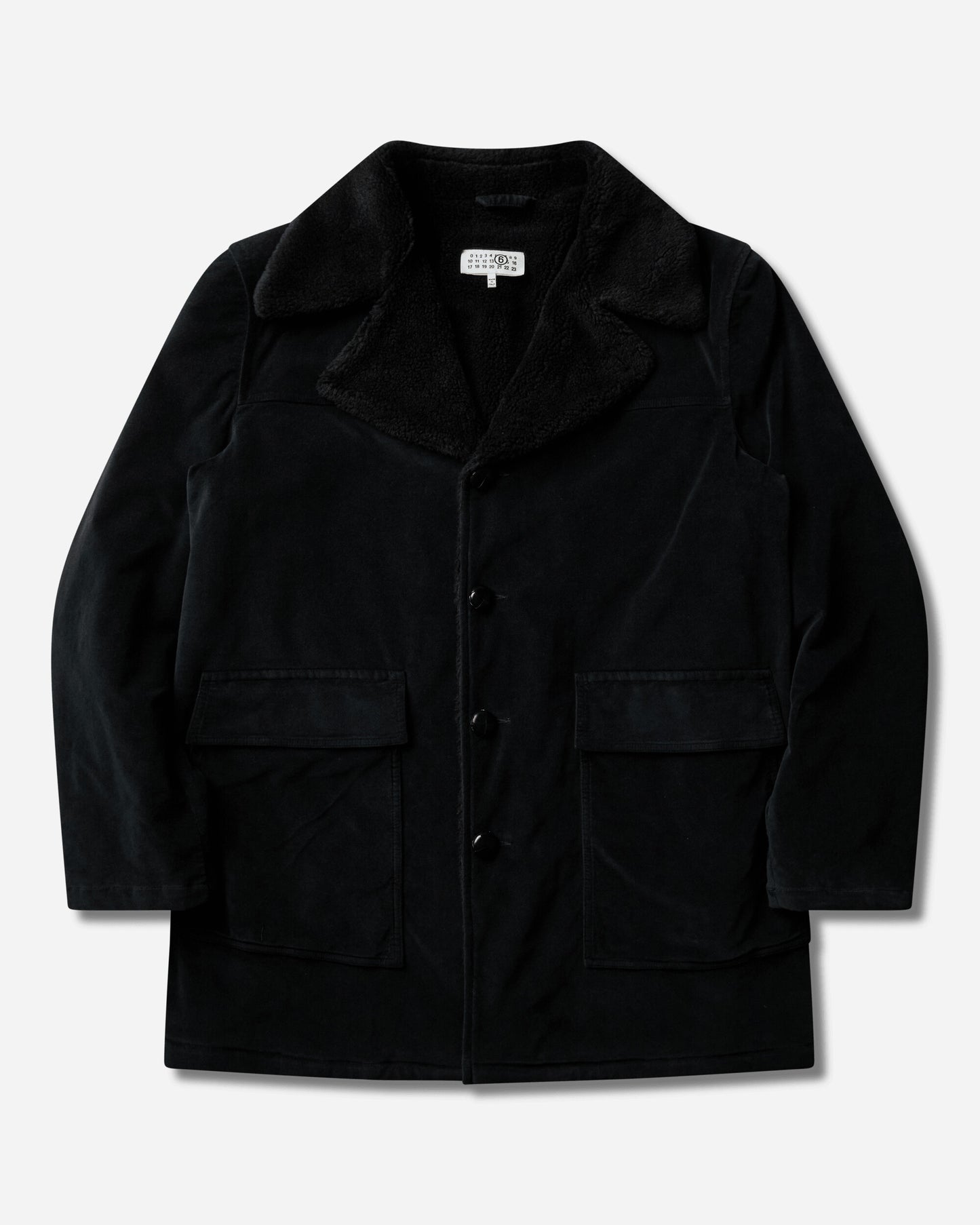 MM6 Maison Margiela Sportsjacket Black Coats and Jackets Coats SH0AM0088 900
