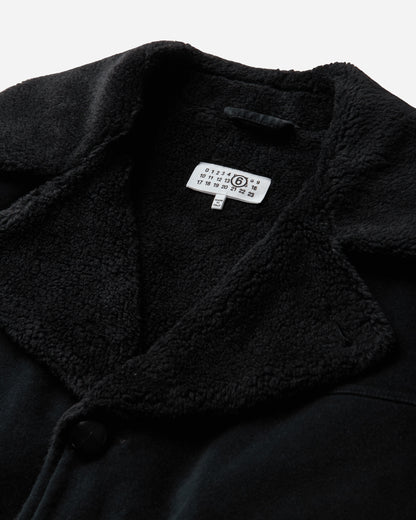 MM6 Maison Margiela Sportsjacket Black Coats and Jackets Coats SH0AM0088 900