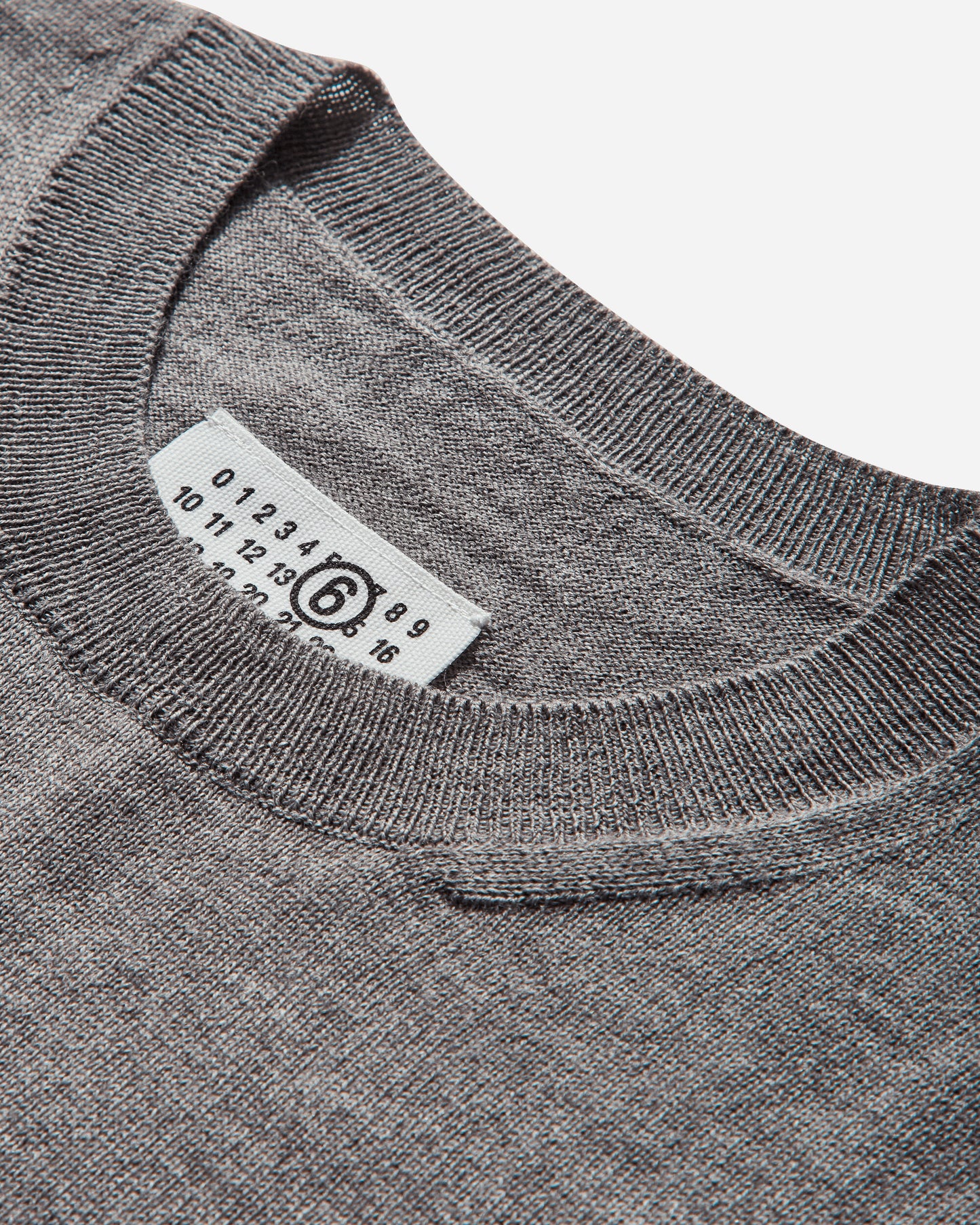 MM6 Maison Margiela Mm6 Crewneck Grey melange Sweatshirts Crewneck SH0HL0032 816M