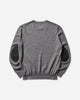 MM6 Maison Margiela Mm6 Crewneck Grey melange Sweatshirts Crewneck SH0HL0032 816M