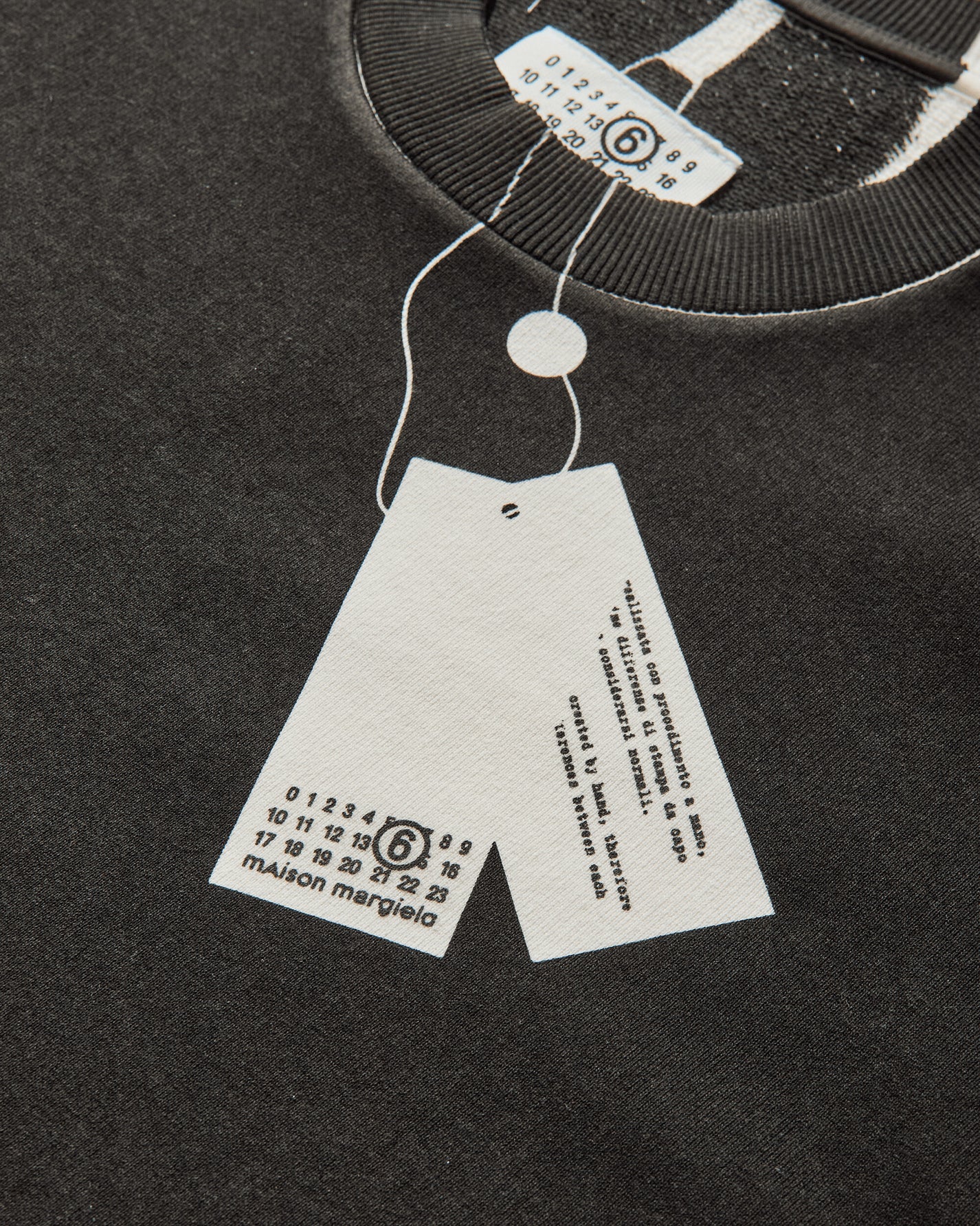 MM6 Maison Margiela Mm6 Sweatshirt Off White Sweatshirts Crewneck SH2GU0023 101