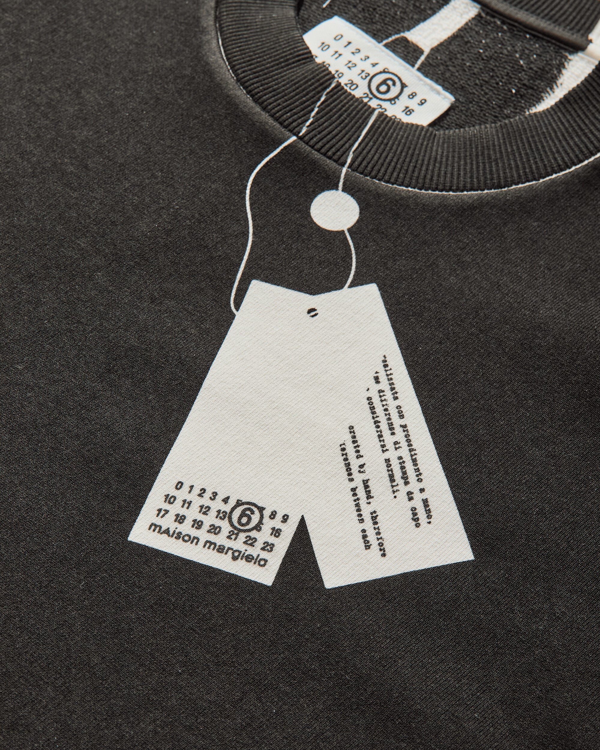 MM6 Maison Margiela Mm6 Sweatshirt Off White Sweatshirts Crewneck SH2GU0023 101