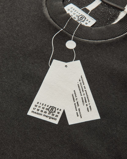 MM6 Maison Margiela Mm6 Sweatshirt Off White Sweatshirts Crewneck SH2GU0023 101