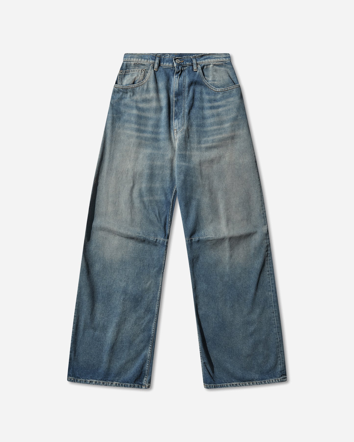 MM6 Maison Margiela Mm6 Pants 5 Pockets Medium Blue Pants Denim SH2LA0039 965