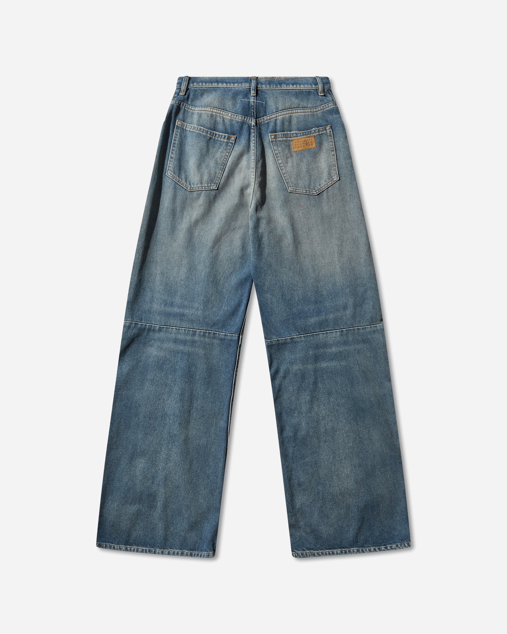 MM6 Maison Margiela Mm6 Pants 5 Pockets Medium Blue Pants Denim SH2LA0039 965