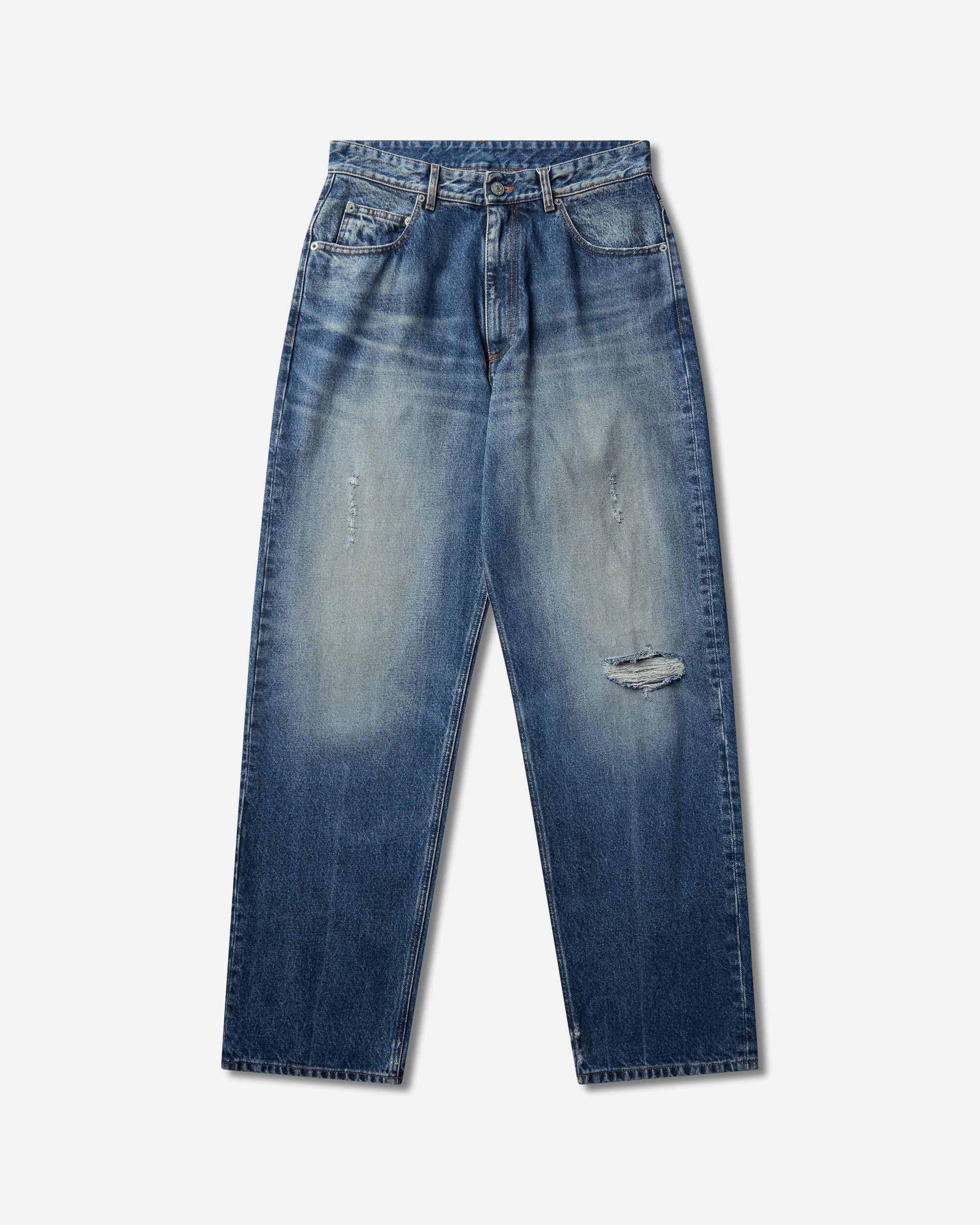 MM6 Maison Margiela Pants 5 Pockets Medium Blue Pants Denim SH2LA0054 961