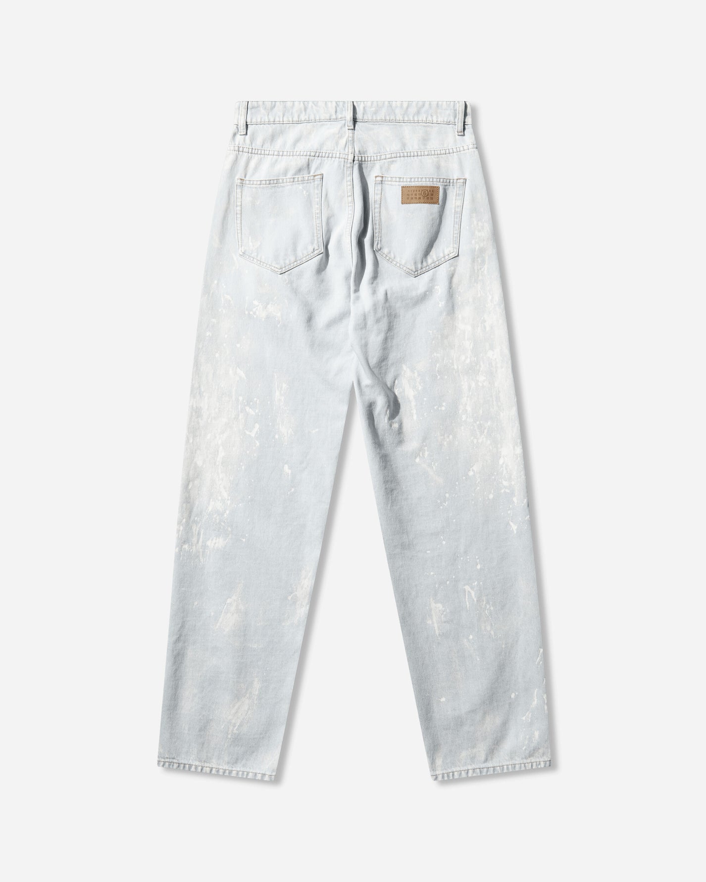 MM6 Maison Margiela Pants 5 Pockets Light Blue Pants Denim SH2LA0054 966