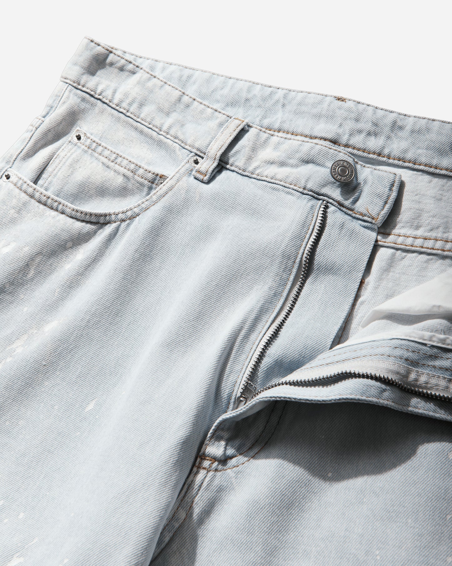 MM6 Maison Margiela Pants 5 Pockets Light Blue Pants Denim SH2LA0054 966