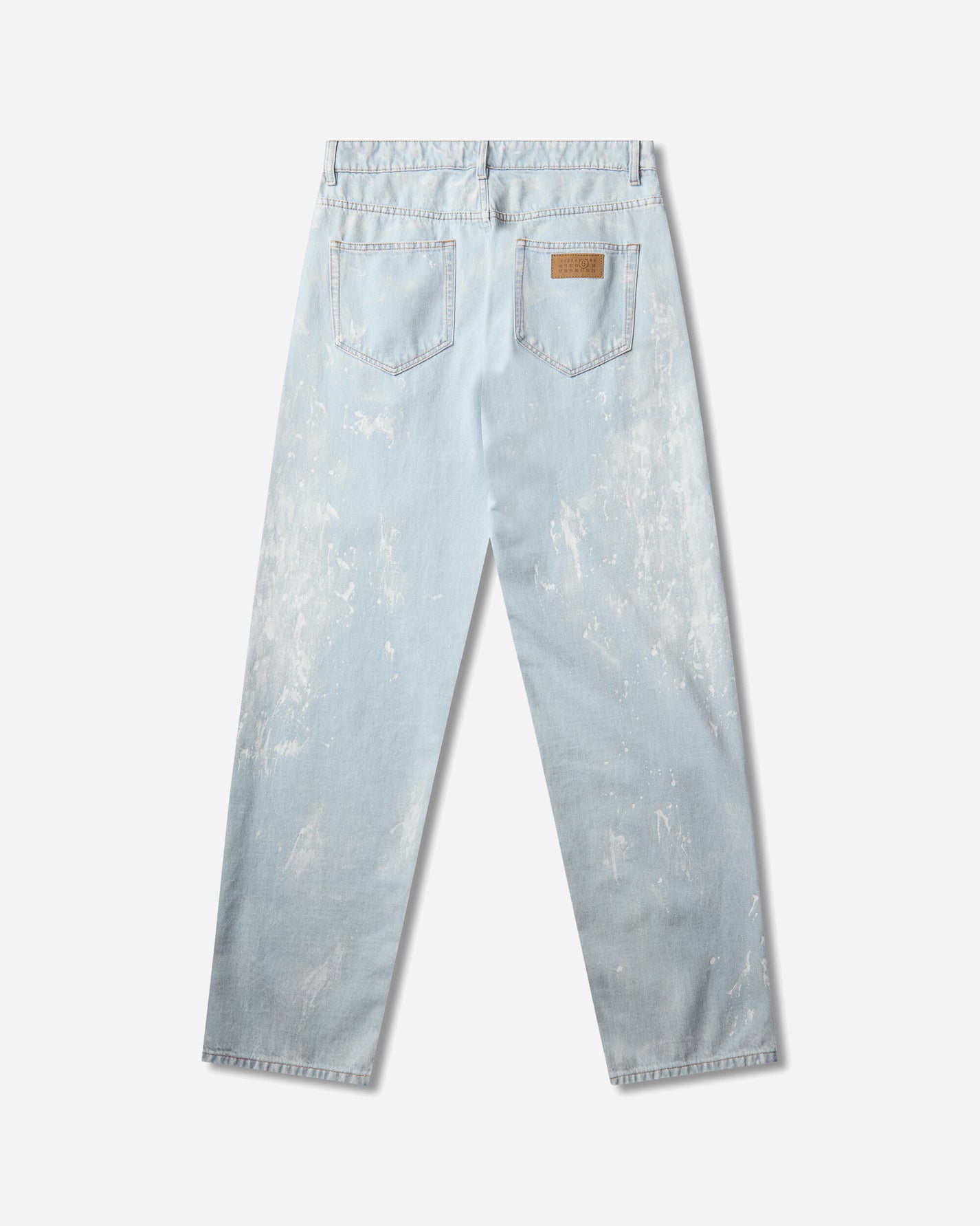 MM6 Maison Margiela Pants 5 Pockets Light Blue Pants Denim SH2LA0054 966