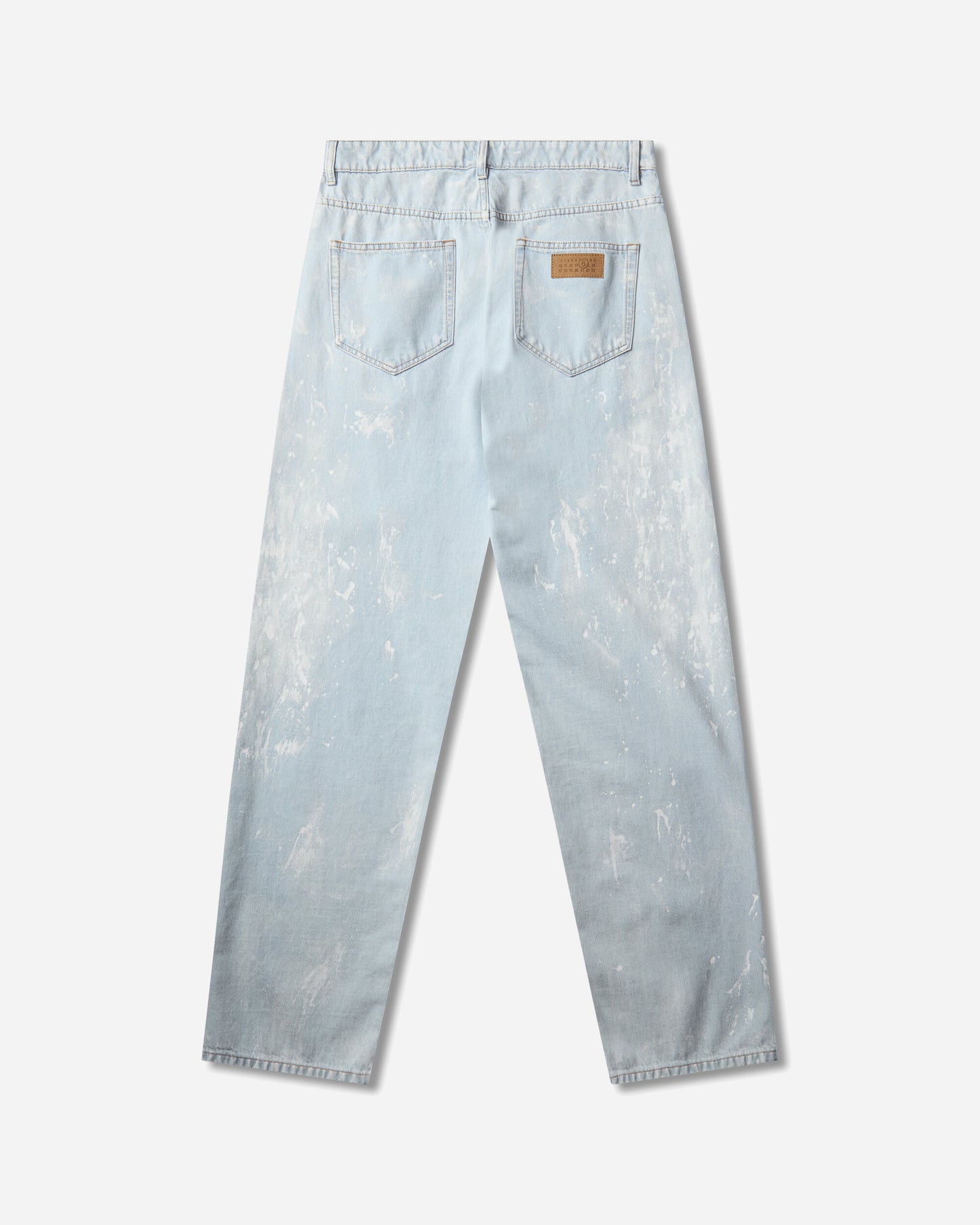 MM6 Maison Margiela Pants 5 Pockets Light Blue Pants Denim SH2LA0054 966
