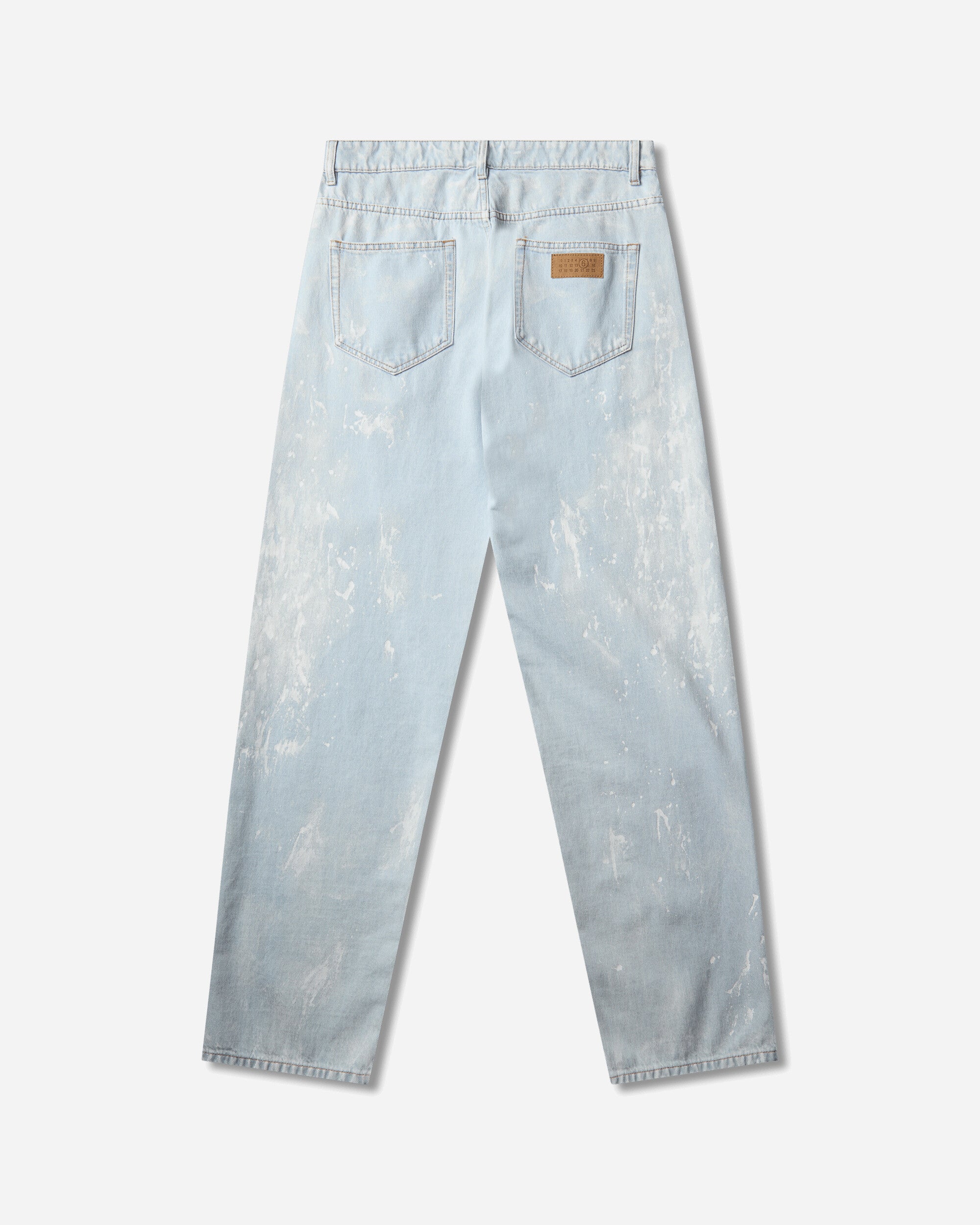MM6 Maison Margiela Pants 5 Pockets Light Blue Pants Denim SH2LA0054 966
