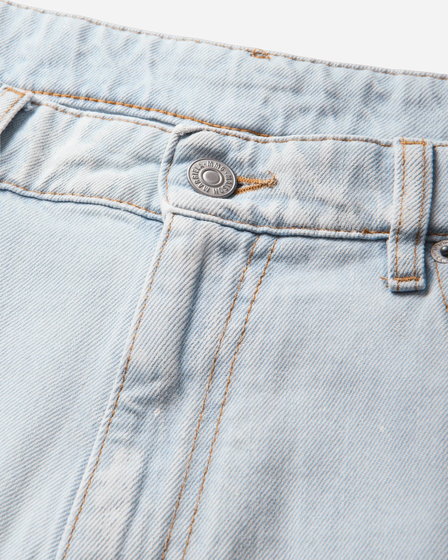 MM6 Maison Margiela Pants 5 Pockets Light Blue Pants Denim SH2LA0054 966