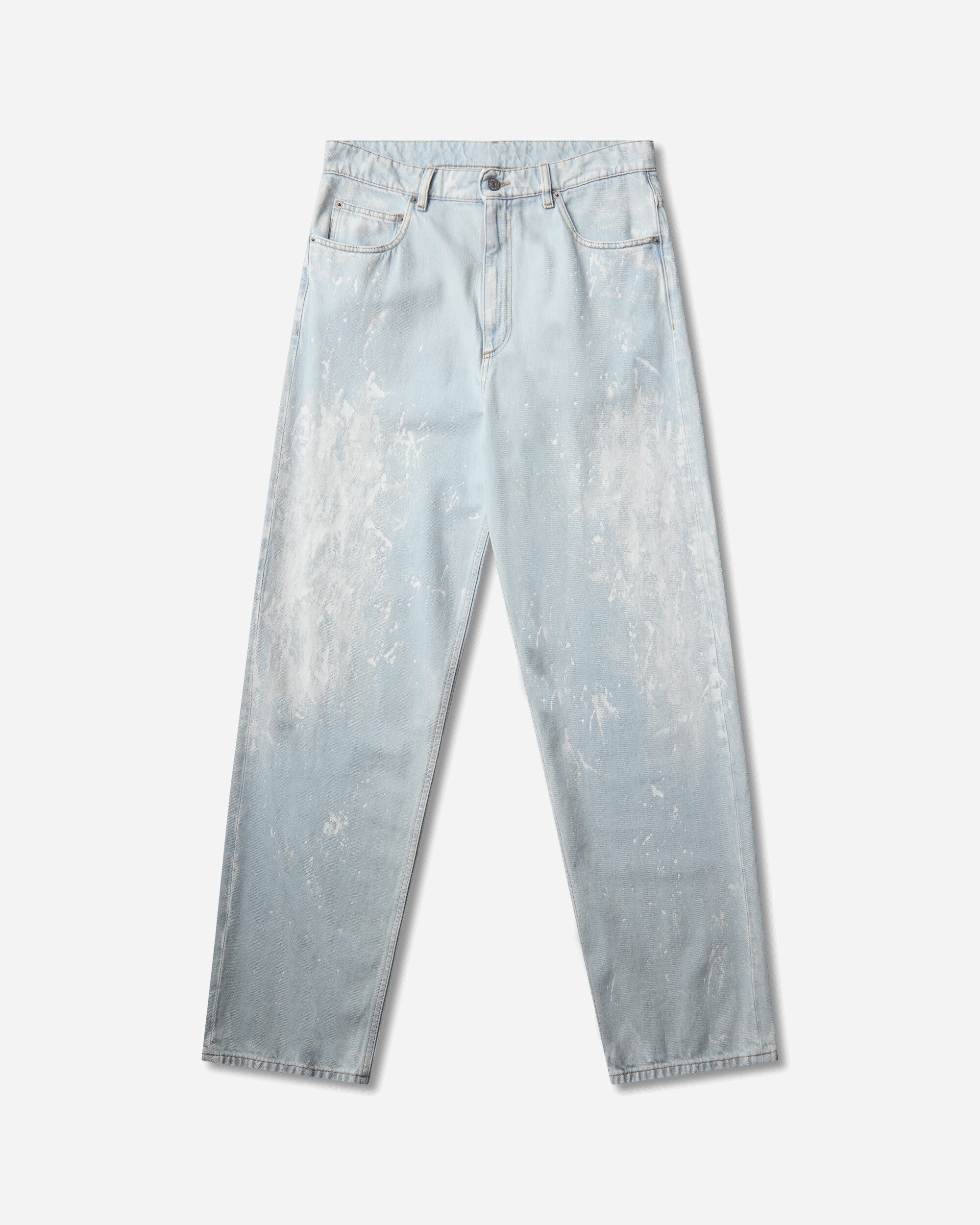 MM6 Maison Margiela Pants 5 Pockets Light Blue Pants Denim SH2LA0054 966