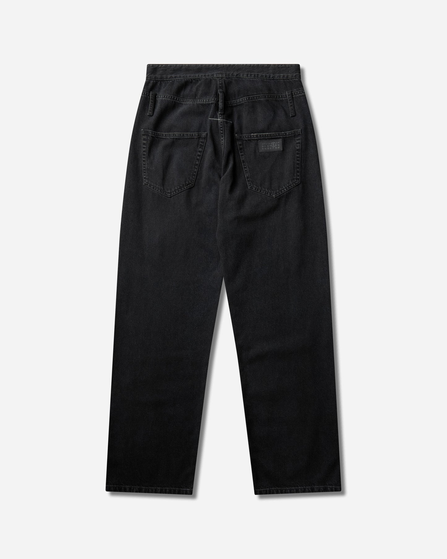 MM6 Maison Margiela Pants 5 Pockets Black Pants Denim SH0LA0040 963