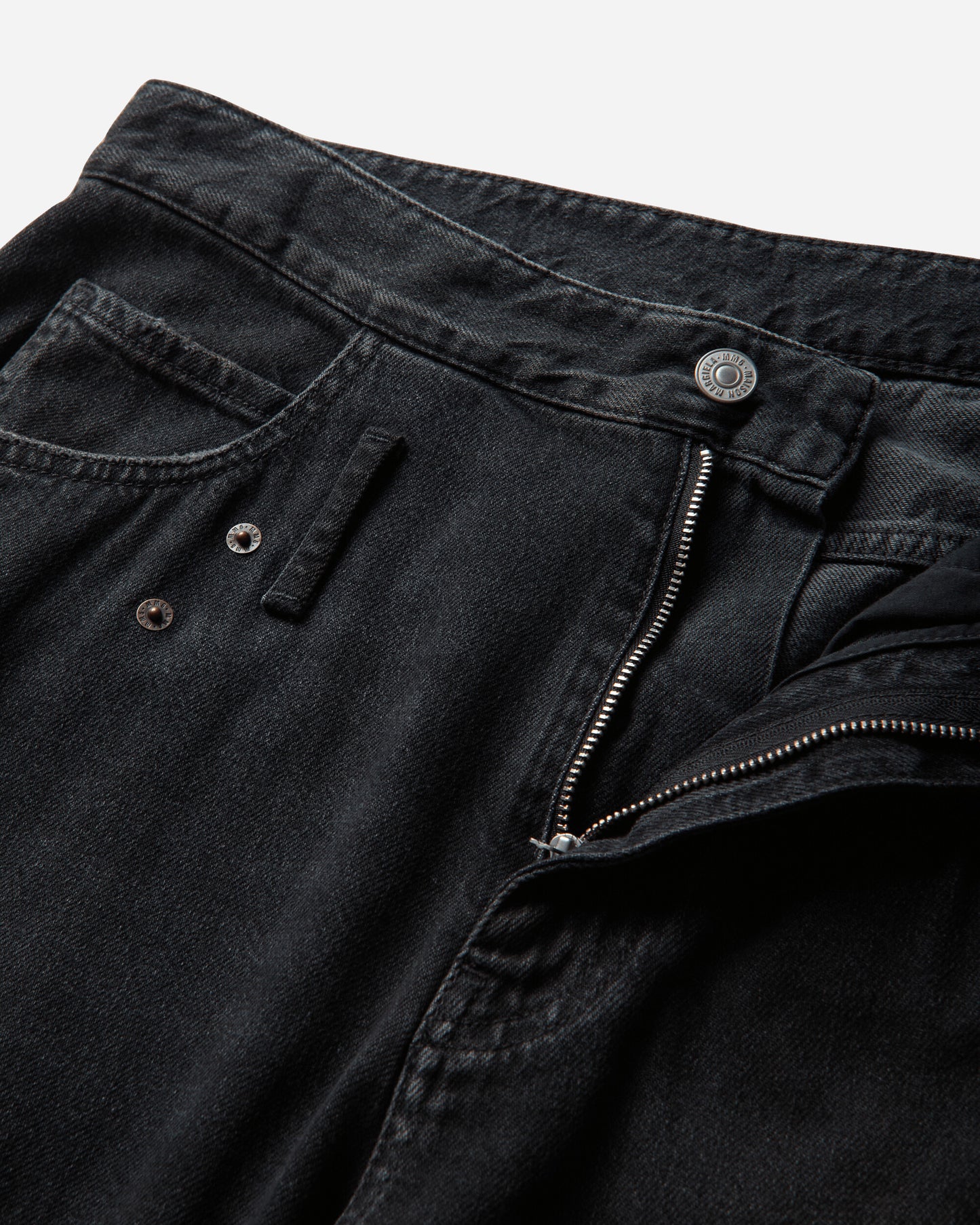 MM6 Maison Margiela Pants 5 Pockets Black Pants Denim SH0LA0040 963