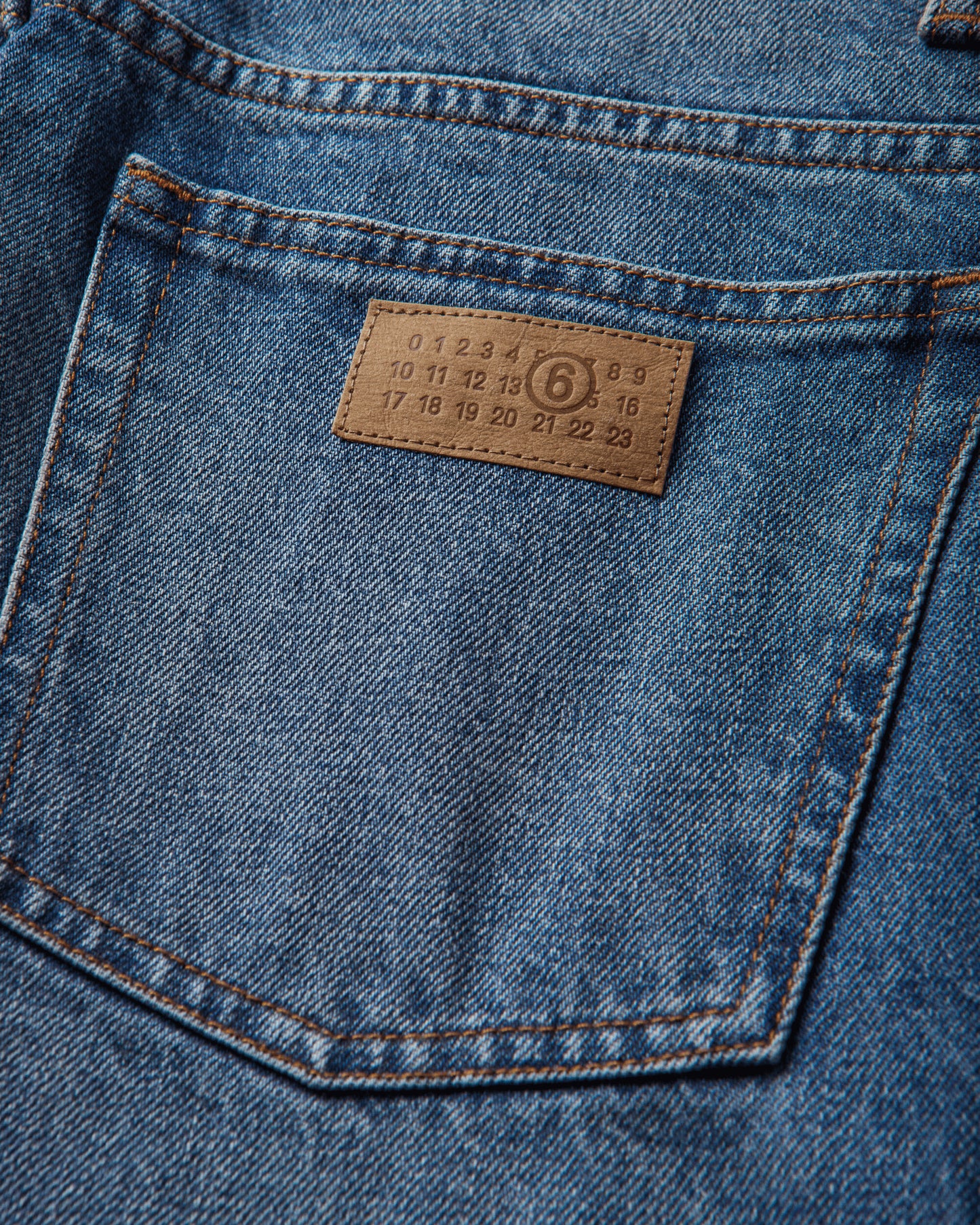 MM6 Maison Margiela Pants 5 Pockets Blue Pants Denim SH0LA0039 965
