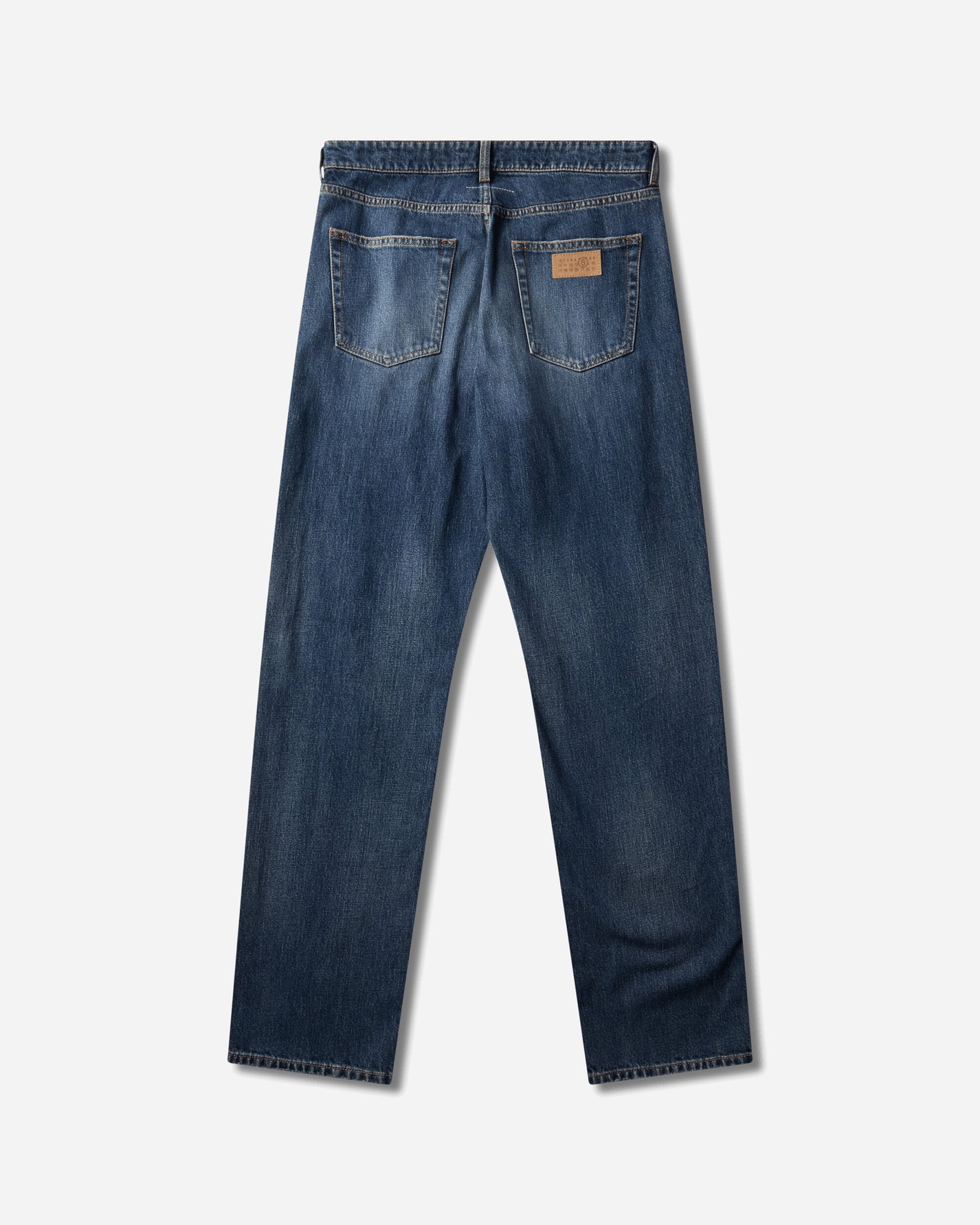 MM6 Maison Margiela Pants 5 Pockets Dark Blue Pants Denim SH2LA0063 963