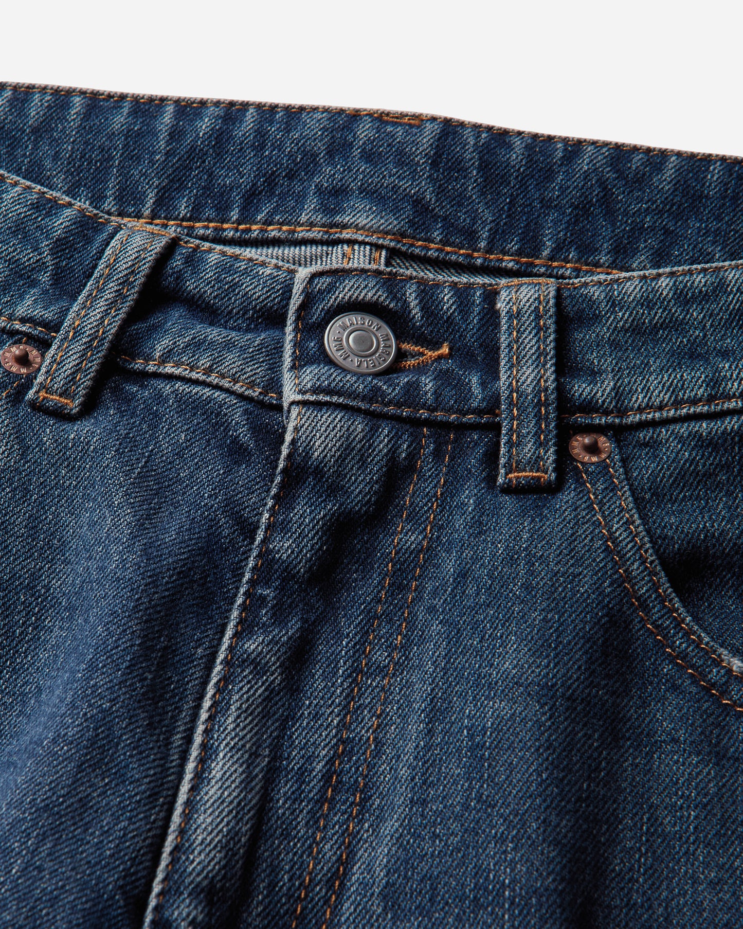 MM6 Maison Margiela Pants 5 Pockets Dark Blue Pants Denim SH2LA0063 963
