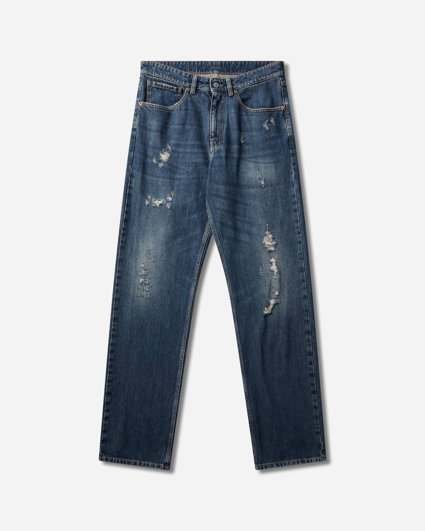 MM6 Maison Margiela Pants 5 Pockets Dark Blue Pants Denim SH2LA0063 963