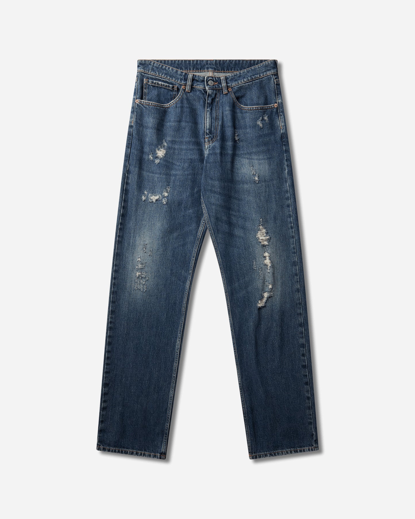 MM6 Maison Margiela Pants 5 Pockets Dark Blue Pants Denim SH2LA0063 963