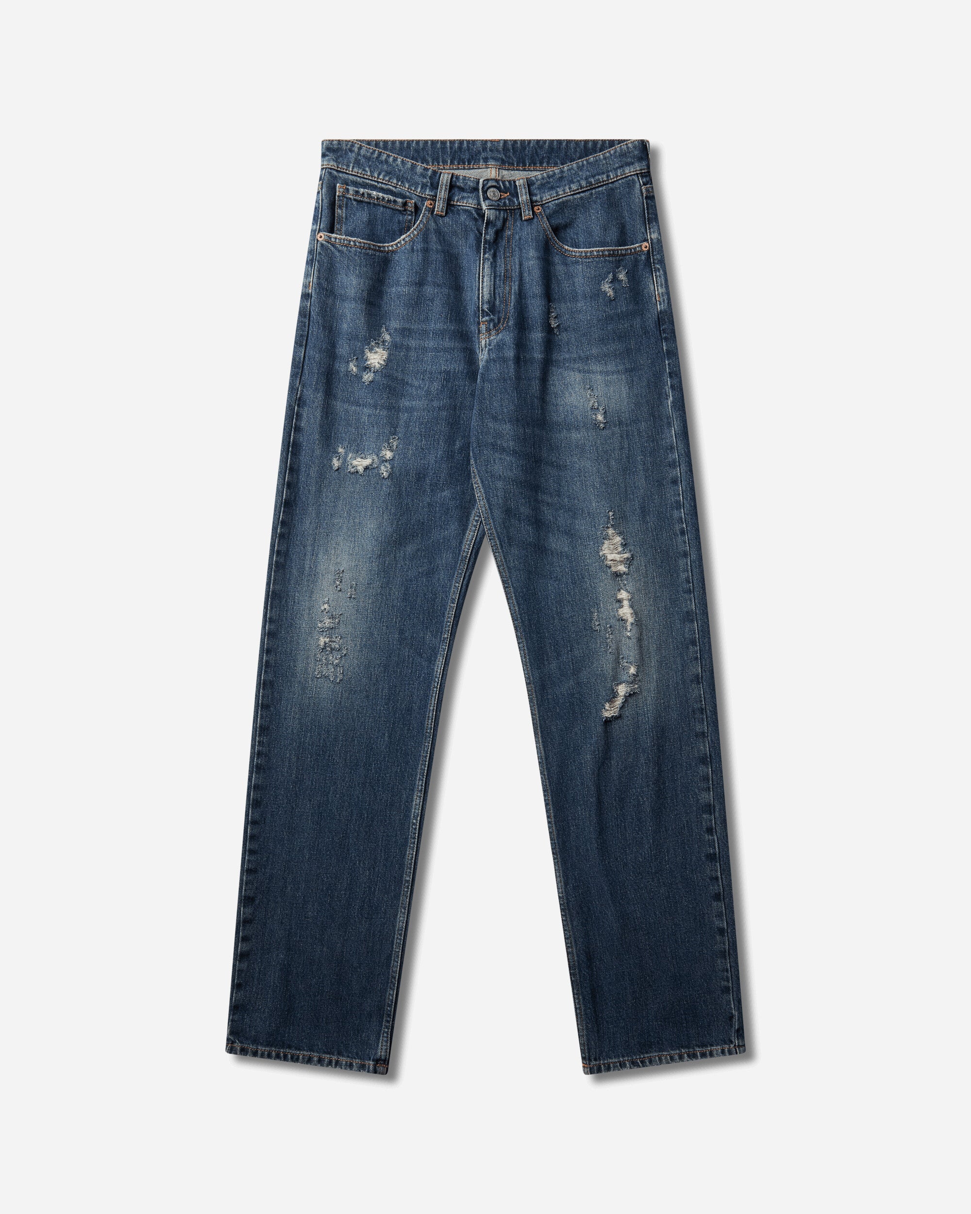 MM6 Maison Margiela Pants 5 Pockets Dark Blue Pants Denim SH2LA0063 963