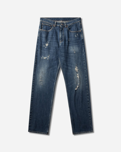 MM6 Maison Margiela Pants 5 Pockets Dark Blue Pants Denim SH2LA0063 963