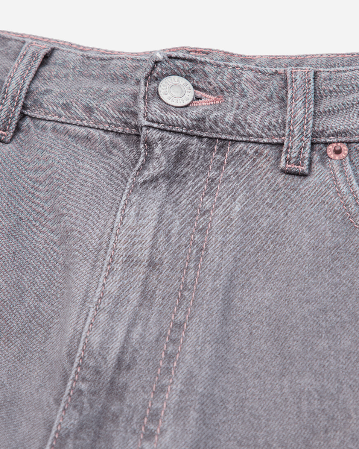MM6 Maison Margiela Wmns Pants 5 Pockets Washed Black Pants Denim S62LB0223 964