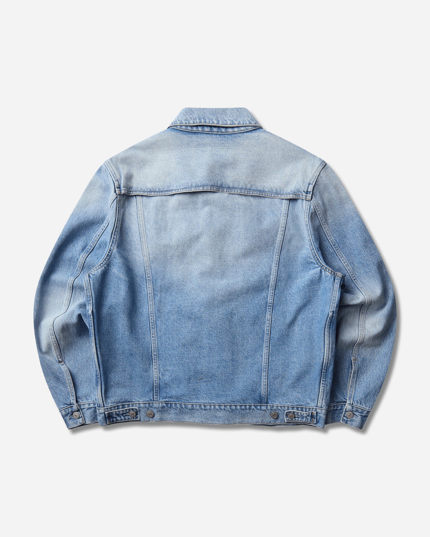 MM6 Maison Margiela Sportsjacket Blue Coats and Jackets Denim Jackets SH0AM0084 963