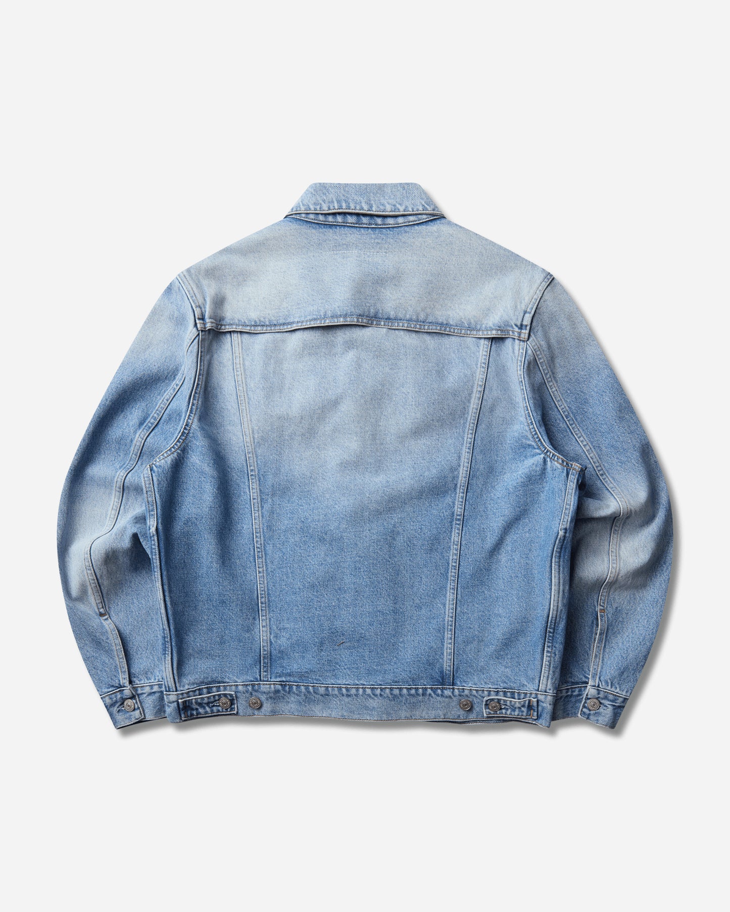 MM6 Maison Margiela Sportsjacket Blue Coats and Jackets Denim Jackets SH0AM0084 963