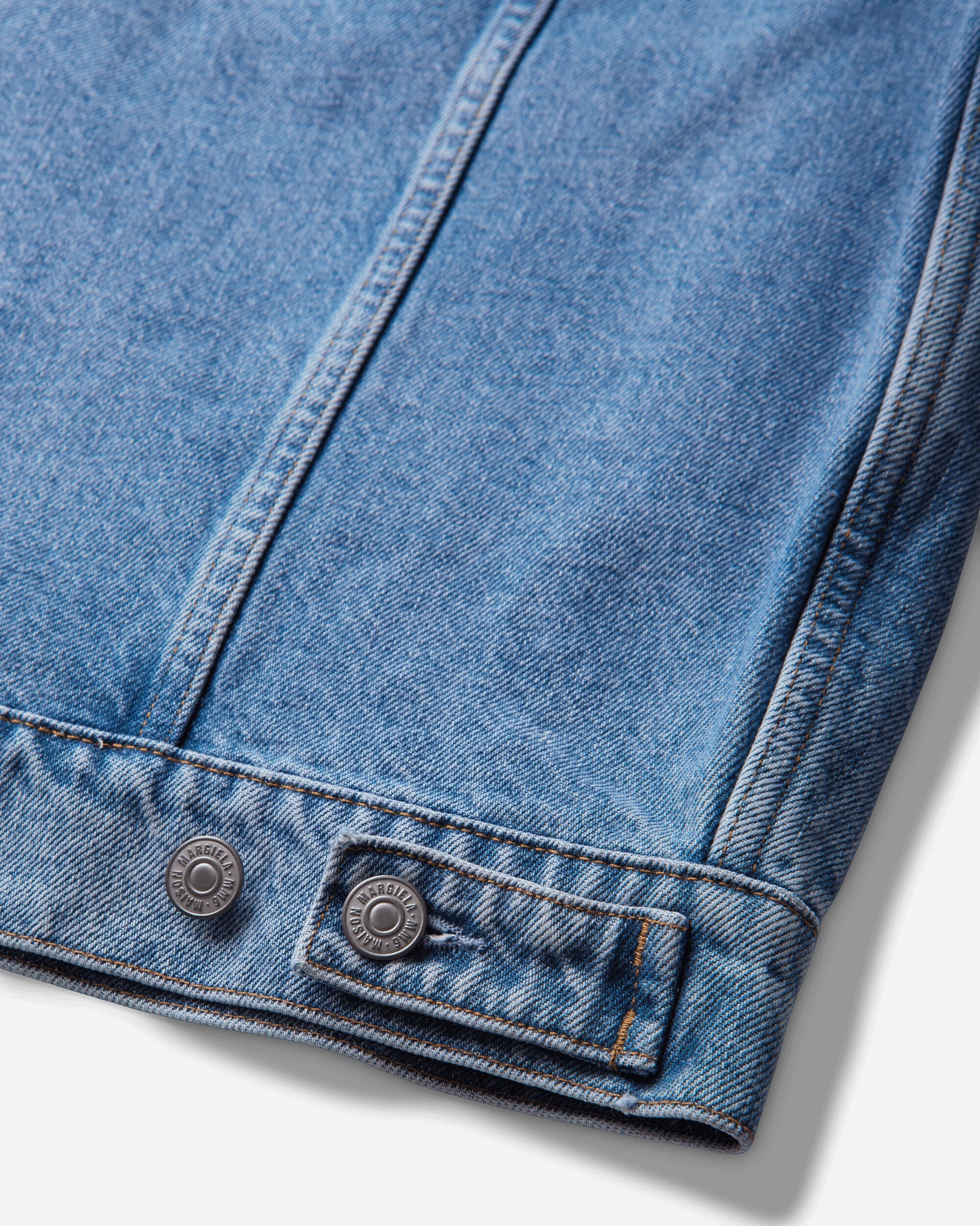 MM6 Maison Margiela Sportsjacket Blue Coats and Jackets Denim Jackets SH0AM0084 963