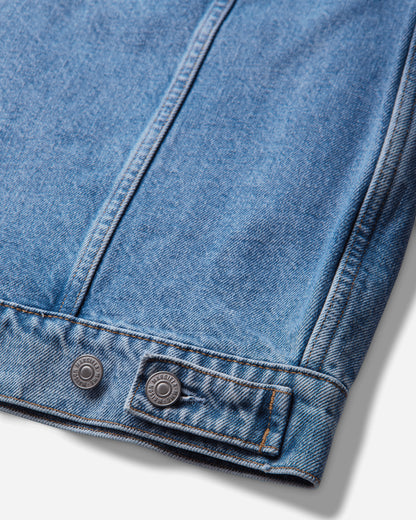 MM6 Maison Margiela Sportsjacket Blue Coats and Jackets Denim Jackets SH0AM0084 963