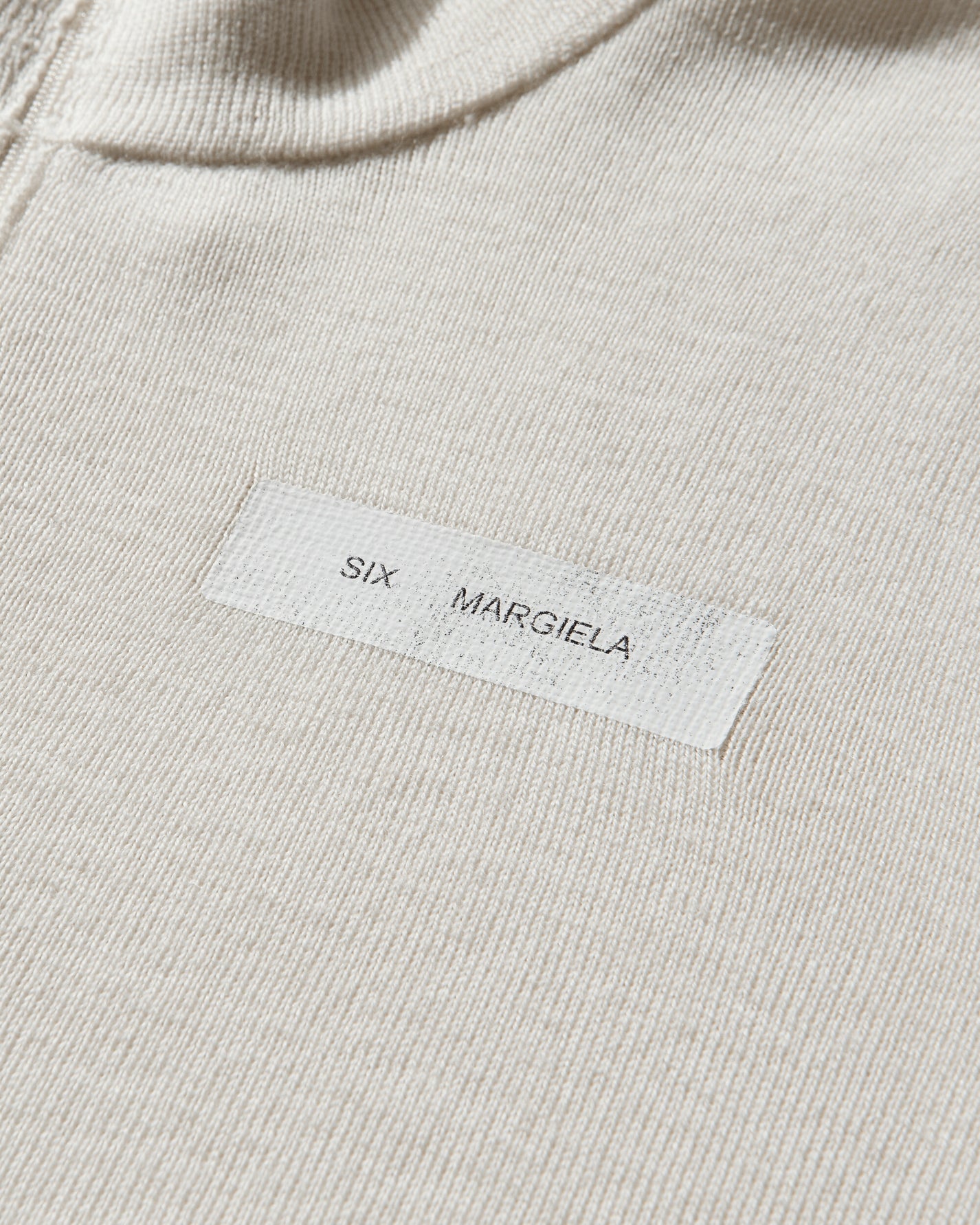 MM6 Maison Margiela Polo Shirt Off White Coats and Jackets Down Jackets SH0GL0001 102