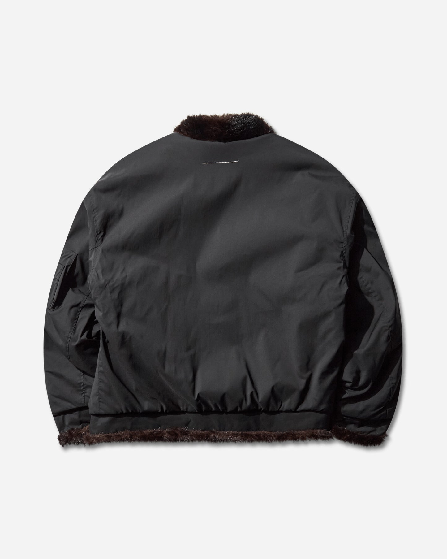 MM6 Maison Margiela Mm6 Sportsjacket Black/Brown Coats and Jackets Jackets SH2AM0044 962