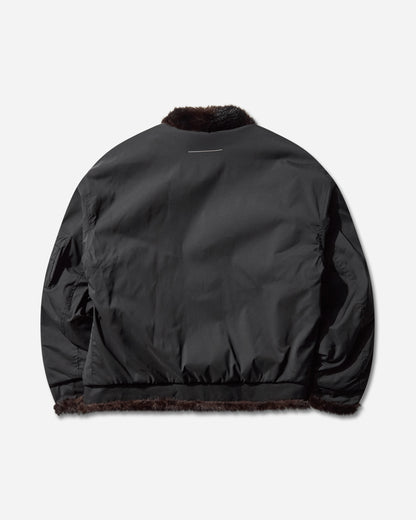 MM6 Maison Margiela Mm6 Sportsjacket Black/Brown Coats and Jackets Jackets SH2AM0044 962
