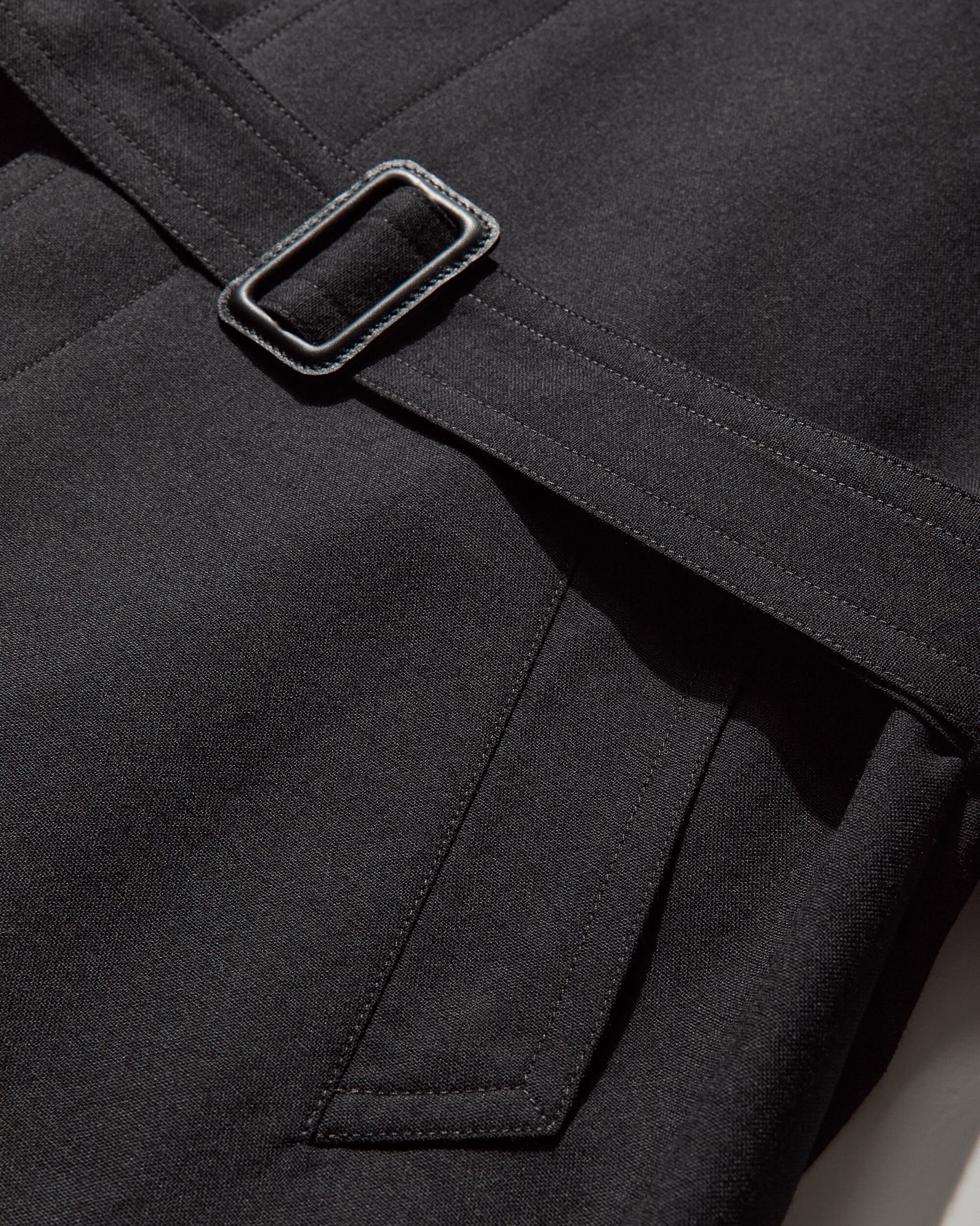 MM6 Maison Margiela Mm6 Trench Coat Black Coats and Jackets Jackets SH2AH0013 900