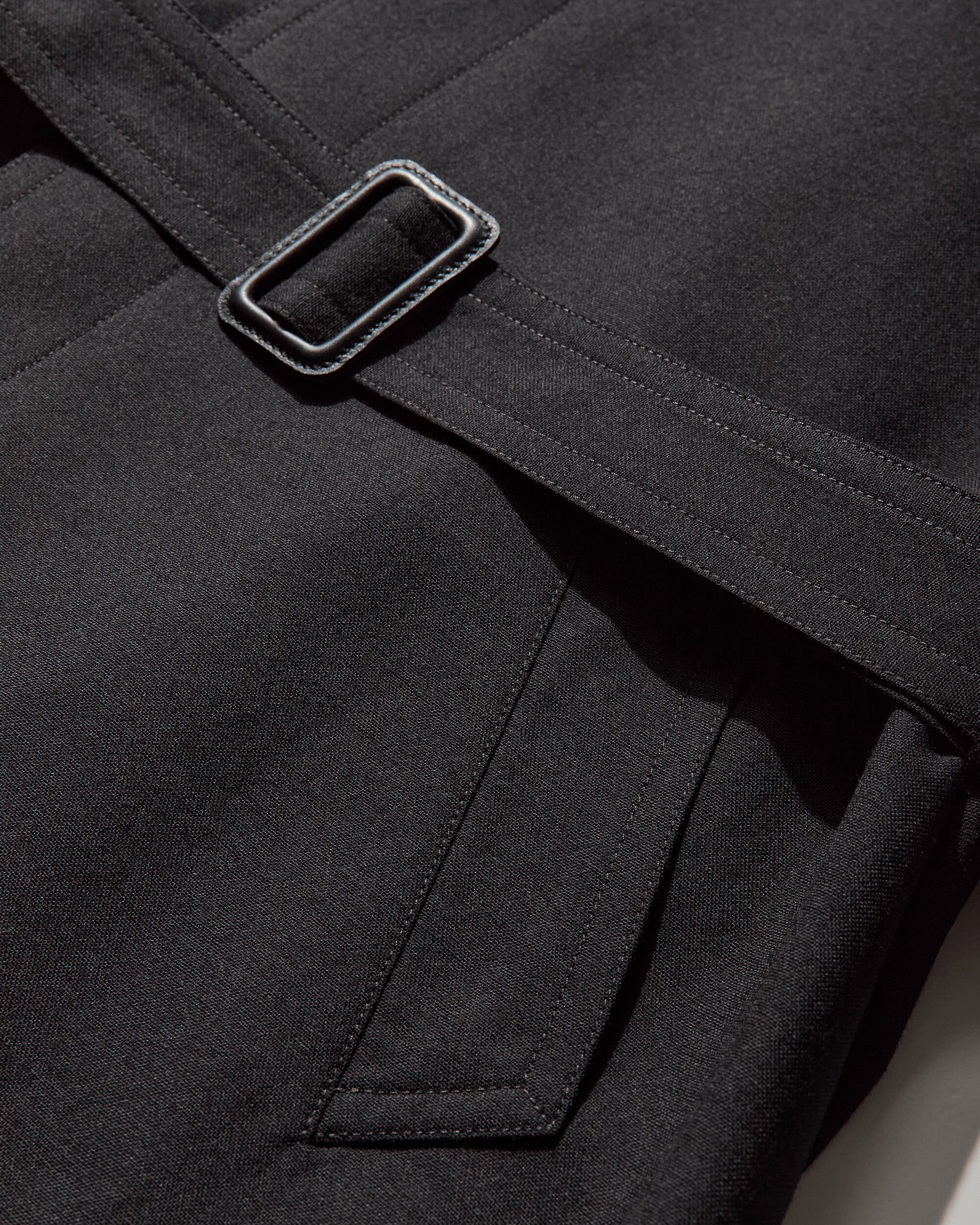 MM6 Maison Margiela Mm6 Trench Coat Black Coats and Jackets Jackets SH2AH0013 900